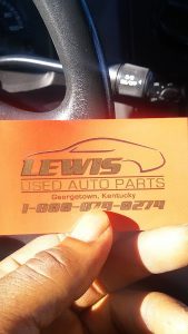 Lewis Used Auto Parts at 101 Bridge St Georgetown KY 40324 3 169x300