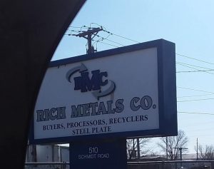 Rich Metals Co at 510 Schmidt Rd Davenport IA 52802 1 300x237