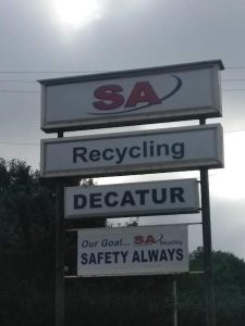 SA Recycling at 1300 State Hwy 20 Decatur AL 35601 2 225x300