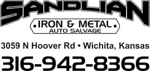 Sandlian Iron and Metal Auto Salvage at 3059 N Hoover Rd Wichita KS 67205 1 300x143