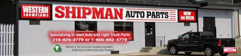Shipman Auto Parts at 1711 SE 13th St Brainerd MN 56401 768x179