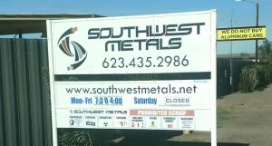Southwest Metals at 6210 N 55th Ave Glendale AZ 85301 1 300x161