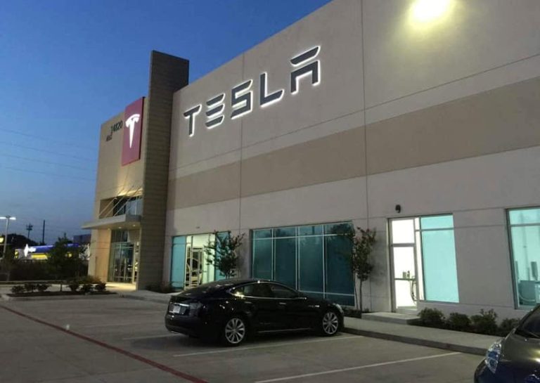Tesla Service at 14820 North Fwy Ste 100 Houston TX 77090 768x545