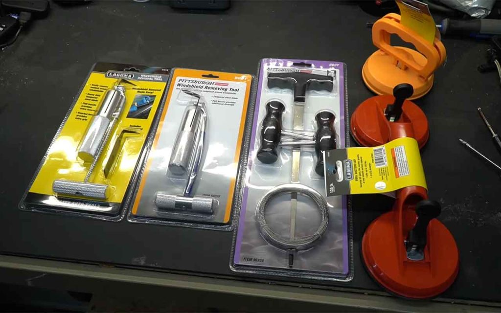 Tools needed back window replacement from a vehicle