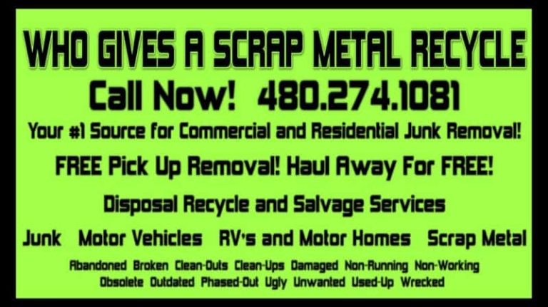 Who Gives a Scrap Metal Recycle and Junk Removal at 827 N Mary St Tempe AZ 85281 1 1 768x431