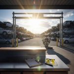 what is the process for checking in paying and removing parts from yard