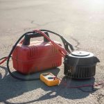 how to power and test electronics in the yard