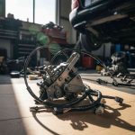 how to pull a complete shifter assembly from junkyard